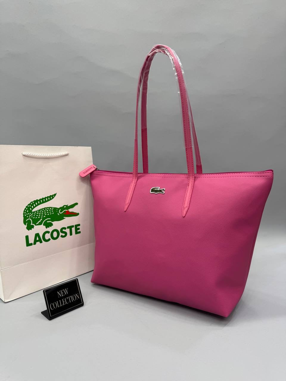 Lacoste Pembe Kadın Omuz Çantası – Yeni Sezon