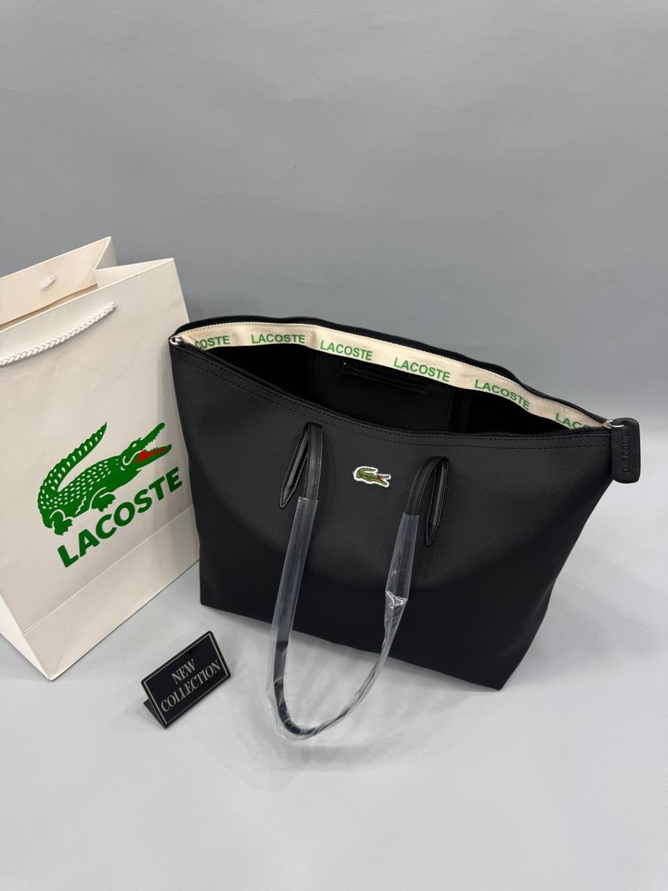Lacoste Siyah Kadın Omuz Çantası – Yeni Sezon