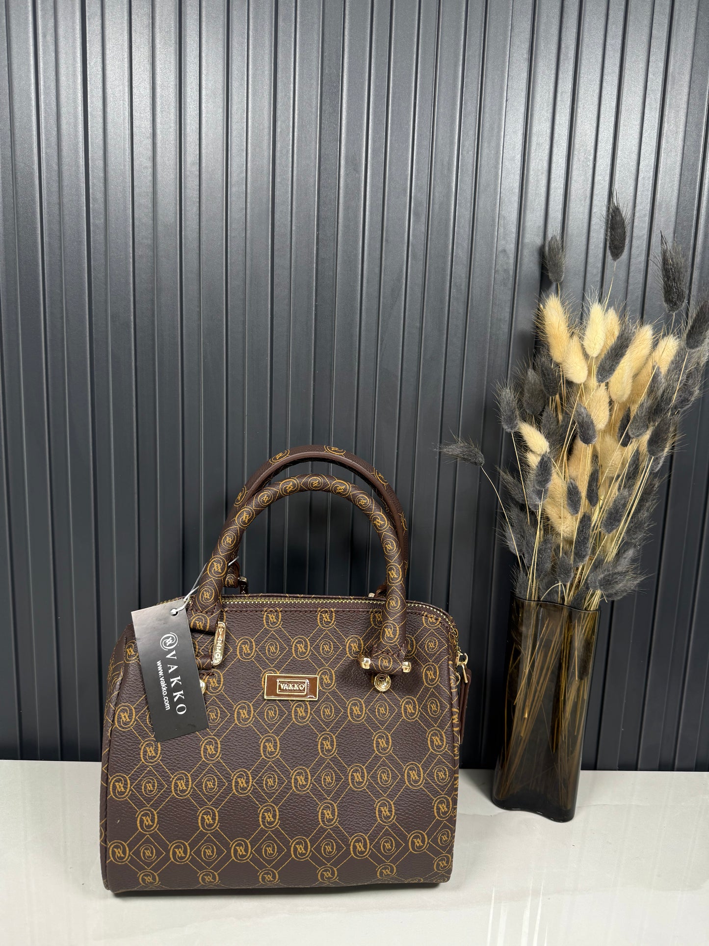 Vakko Speedy Kahverengi Büyük El/Omuz Çantası