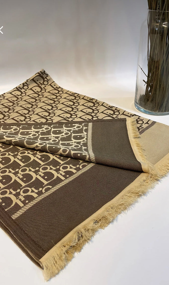 Dior Çift Taraflı Şal