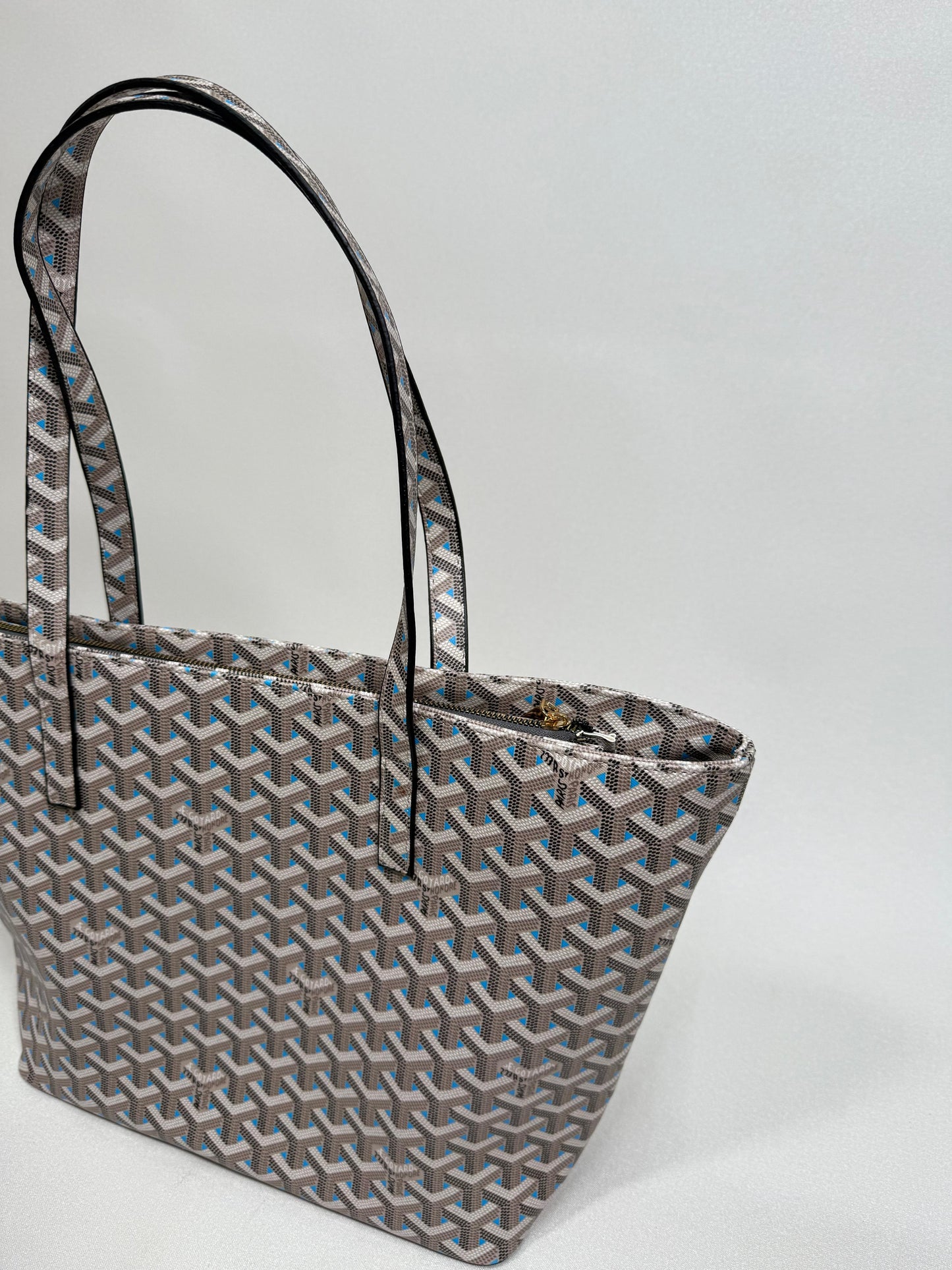 Goyard Mavi desenli Omuz Çantası