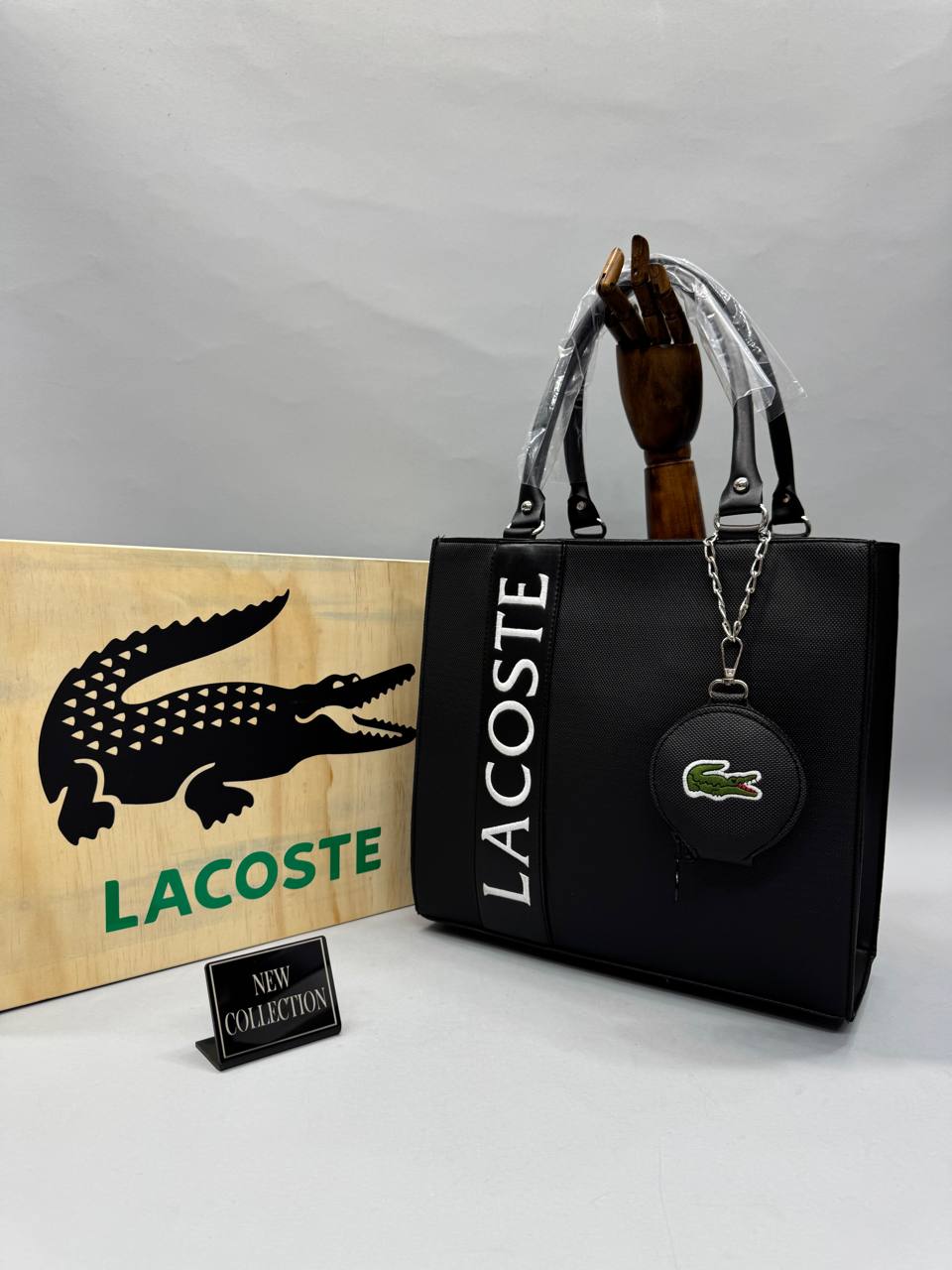 Lacoste Siyah Yeni Sezon Omuz Çantası