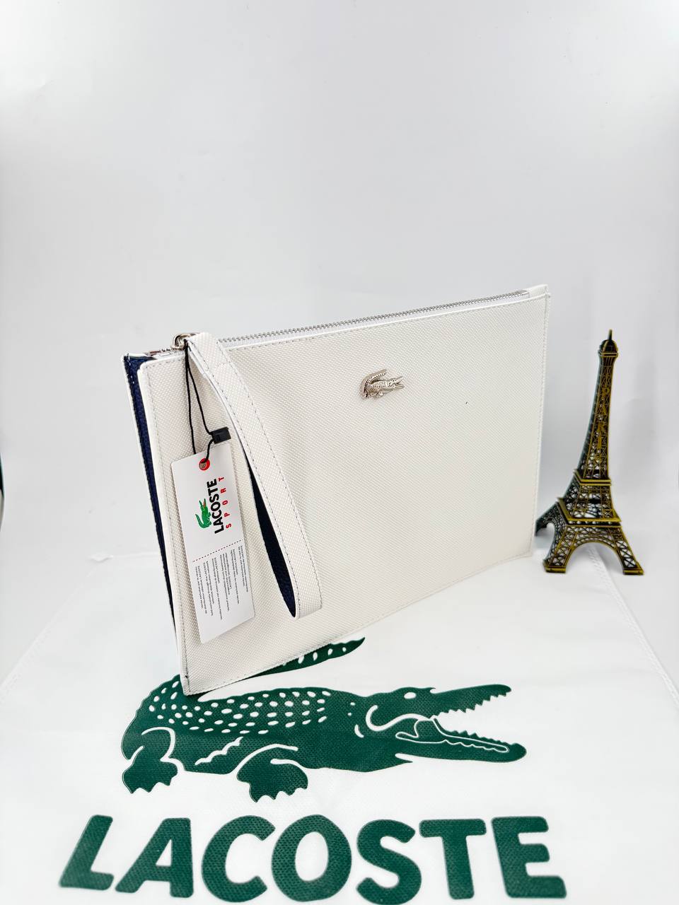 Lacoste Anna Beyaz / Lacivert Clucth