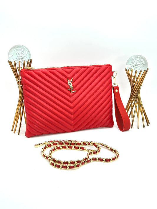 Yves Saint Laurent Kırmızı El Çantası