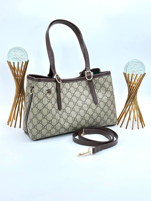 Gucci Giglio Tote Kahverengi