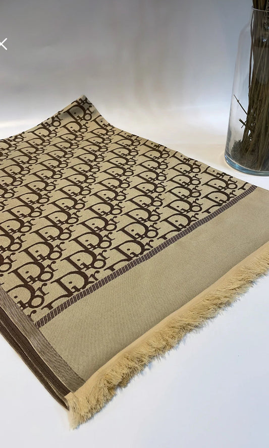 Dior Çift Taraflı Şal