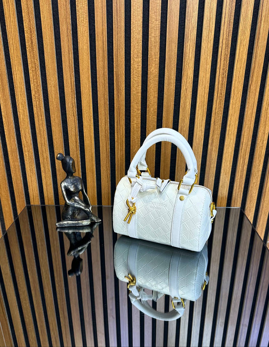 Bottega Venetta Beyaz Mini speedy