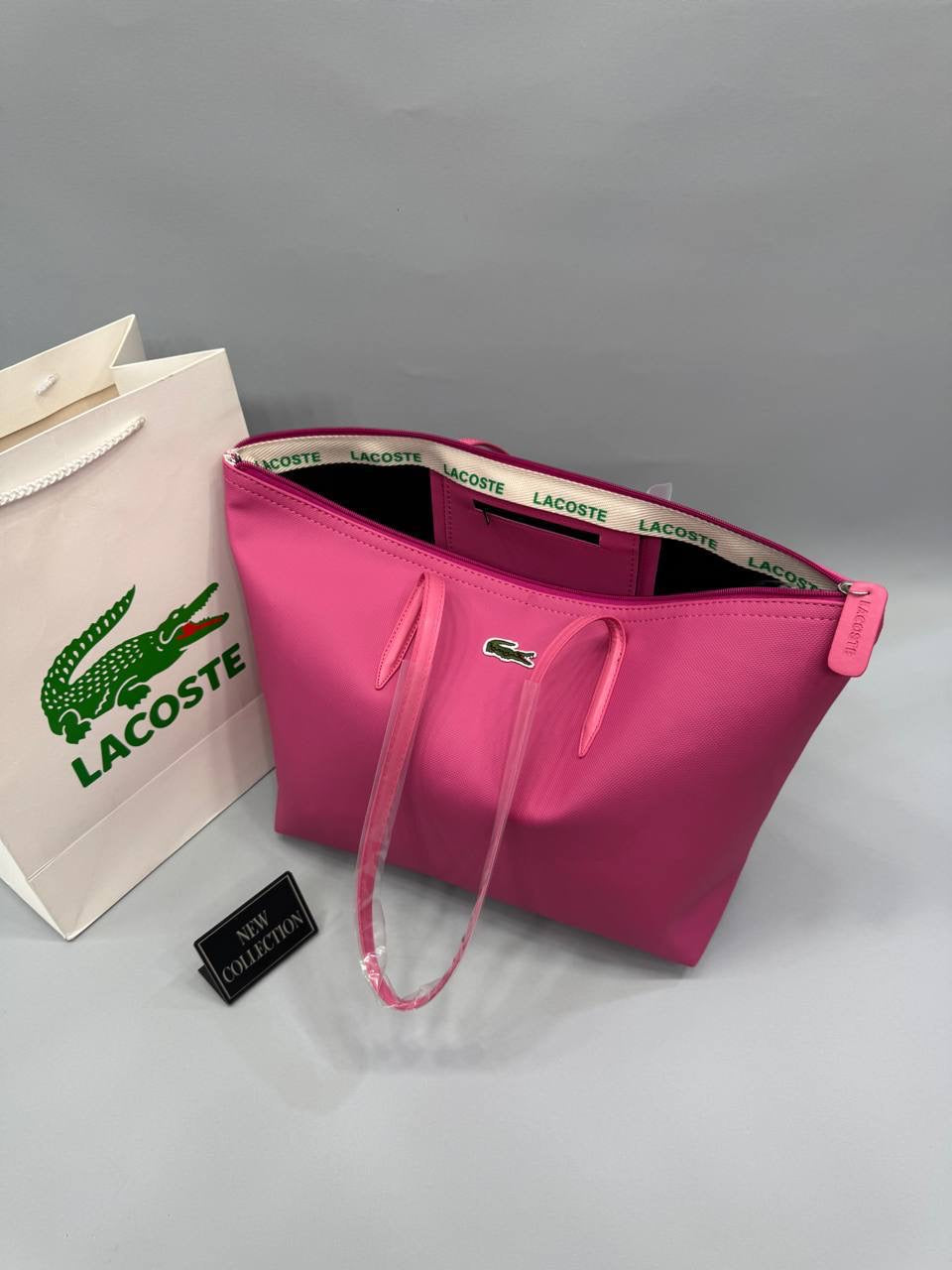 Lacoste Pembe Kadın Omuz Çantası – Yeni Sezon