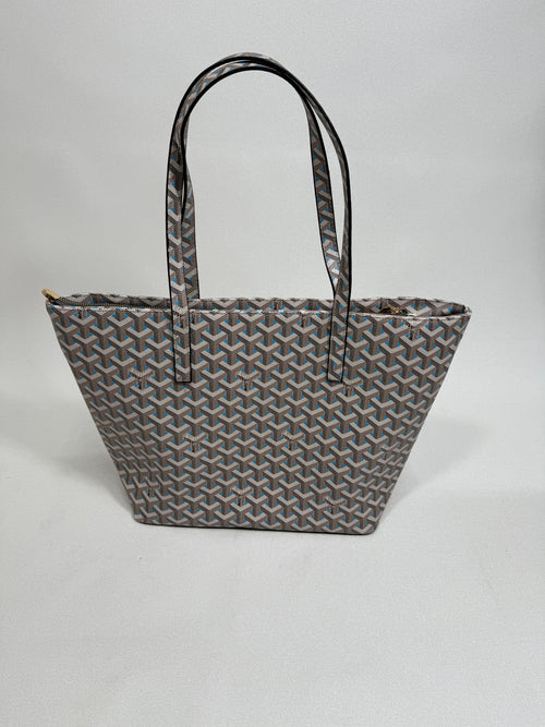 Goyard Mavi desenli Omuz Çantası