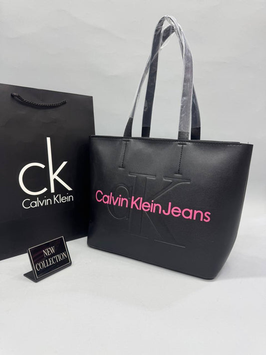 Calvin Klein Pembe Logolu Omuz Çantası