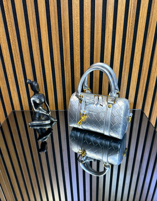 Bottega Venetta Silver Mini Speedy