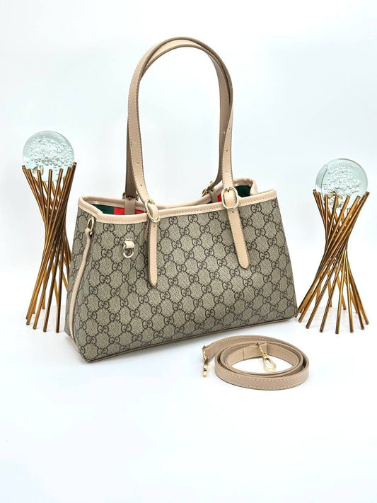 Gucci Giglio Tote Krem