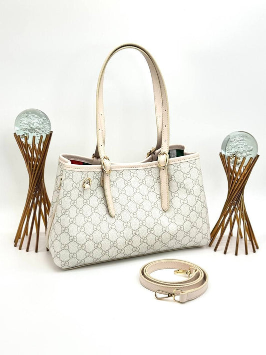 Gucci Giglio Tote Beyaz
