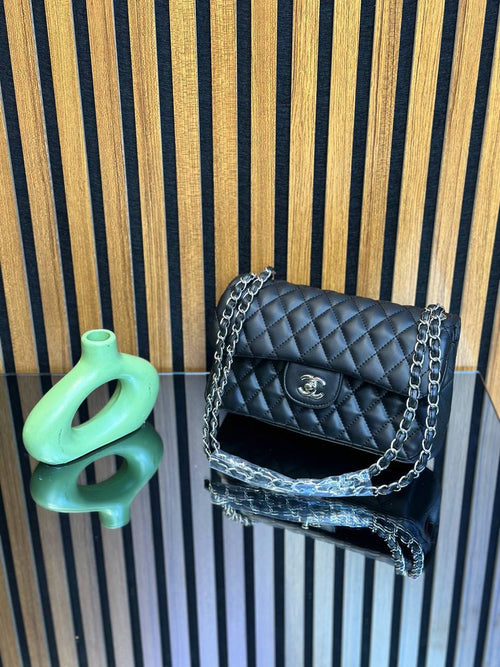Chanel Siyah 2.55 El/Omuz çantası