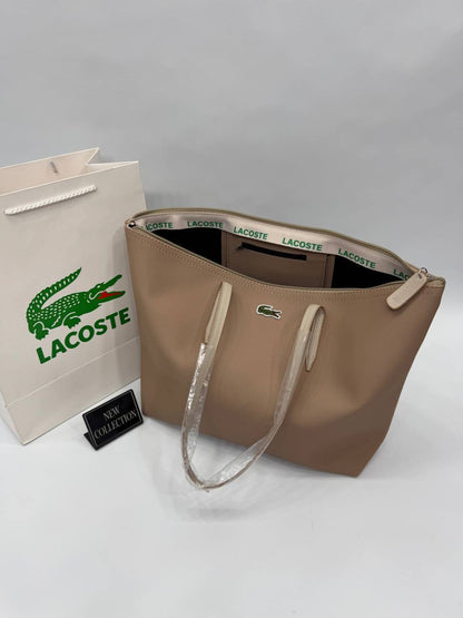Lacoste Kahverengi Kadın Omuz Çantası – Yeni Sezon