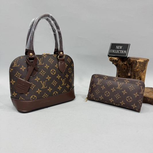 Louis Vuitton Monogram Desenli Çanta & Cüzdan Seti