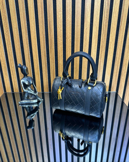 Bottega Venetta Siyah Mini Speedy