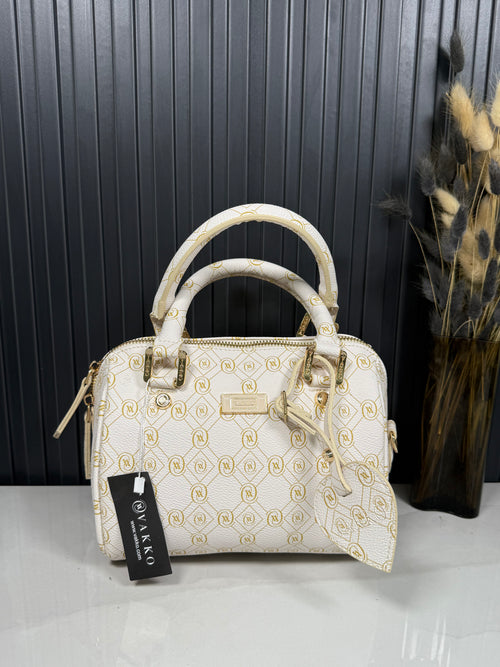 Vakko Speedy Beyaz Büyük El/Omuz Çantası