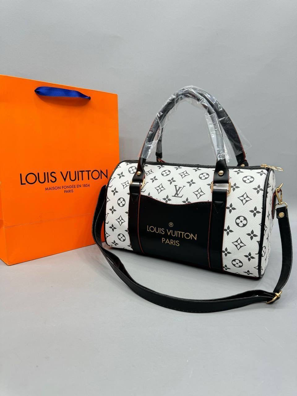 Louis Vuitton Beyaz Monogram Desenli Mini Bavul