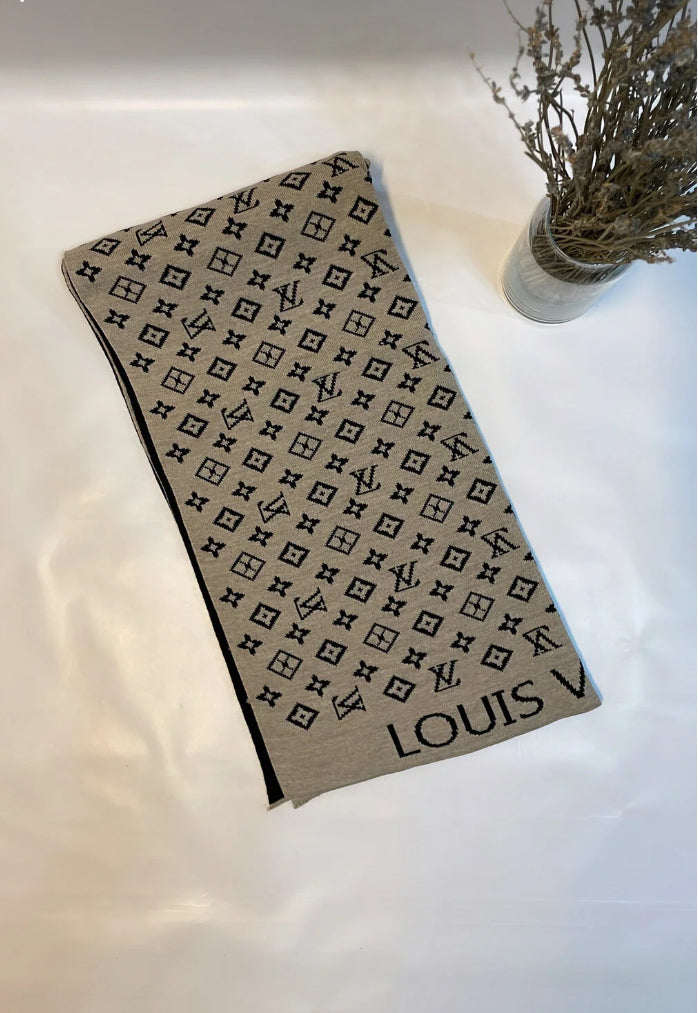 Louıs Vuitton Çift Taraflı Şal