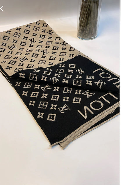 Louıs Vuitton Çift Taraflı Şal