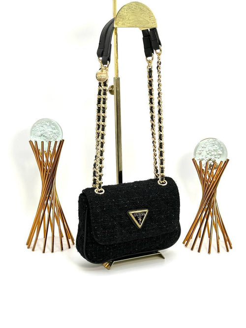 Guess Siyah Dokulu  Omuz/ el çantası