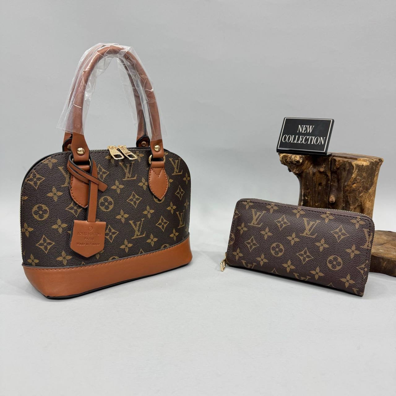 Louis Vuitton Monogram Desenli Çanta & Cüzdan Seti
