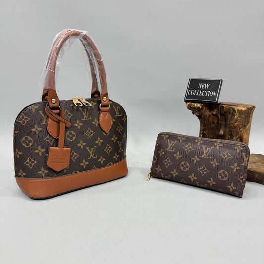 Louis Vuitton Monogram Desenli Çanta & Cüzdan Seti