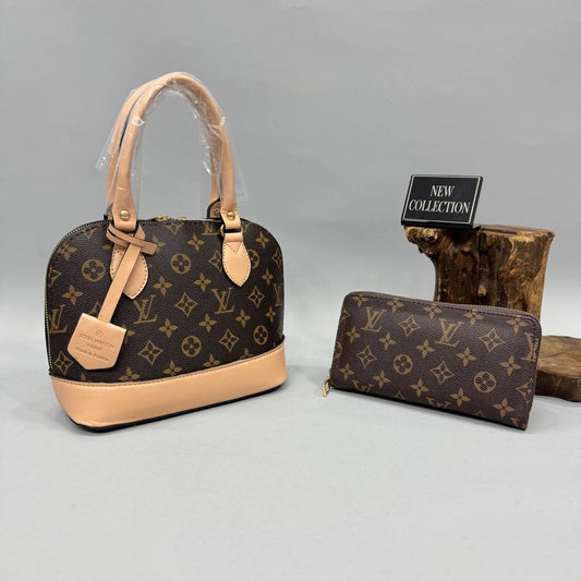 Louis Vuitton Monogram Desenli Çanta & Cüzdan Seti