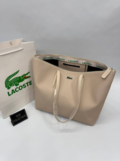 Lacoste Bej Kadın Omuz Çantası – Yeni Sezon