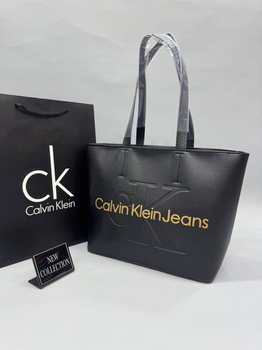 Calvin Klein Gold Detay Logolu Omuz Çantası