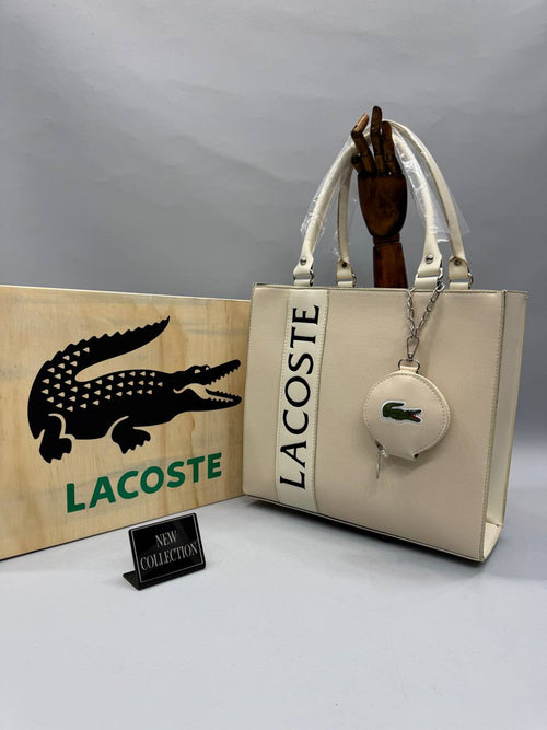 Lacoste Bej Yeni Sezon Omuz Çantası