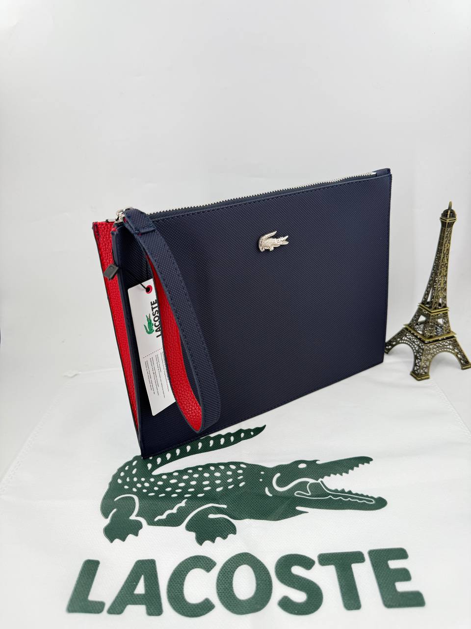 Lacoste Anna Lacivert / Kırmızı Clucth