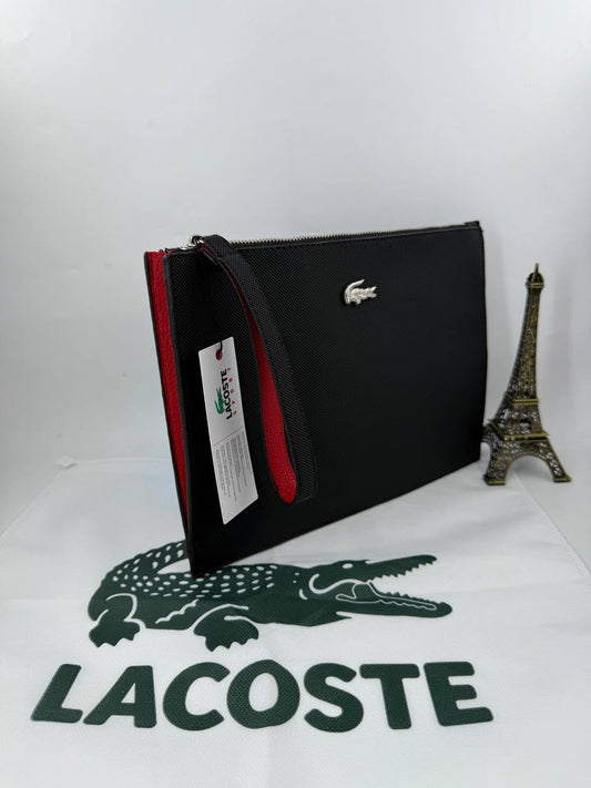 Lacoste Anna Siyah/ Kırmızı  Clucth