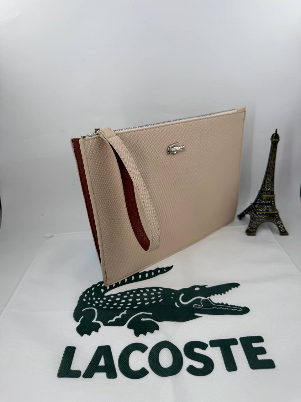 Lacoste Anna Bej/ Kahverengi Clucth
