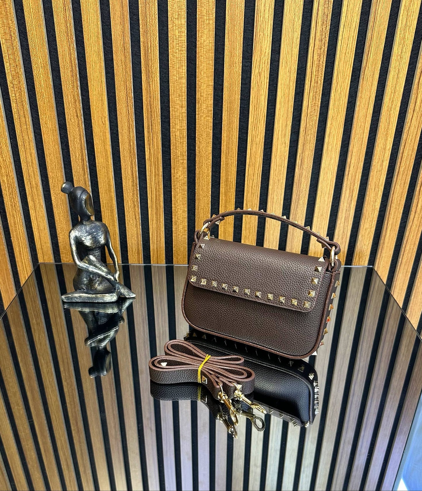 Valentino Rockstup Koyu kahve