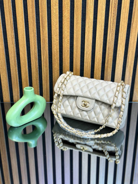 Chanel Krem 2.55 El/Omuz çantası